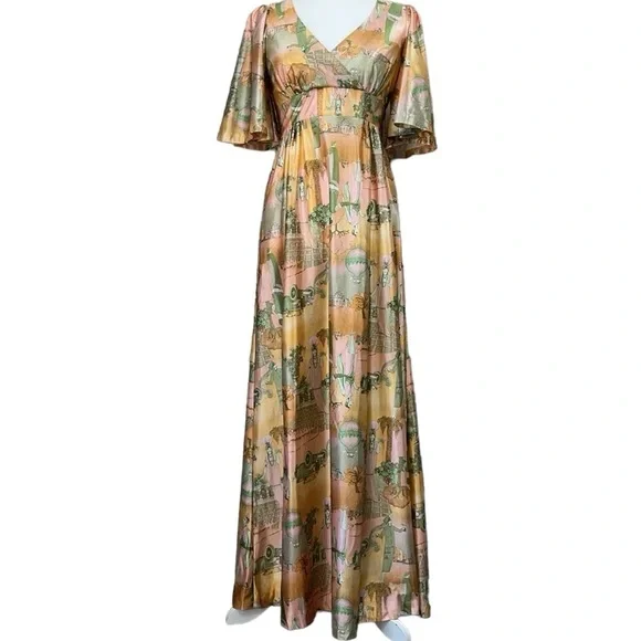 Coco California | Dresses | Coco California Vtg 7s Maxi Art Deco Flutter Sleeve Disco Hippie Festival Dress | Poshmark Coco California | Dresses | Coco California Vtg 7s Maxi Art Deco Flutter Sleeve Disco Hippie Festival Dress | Poshmark